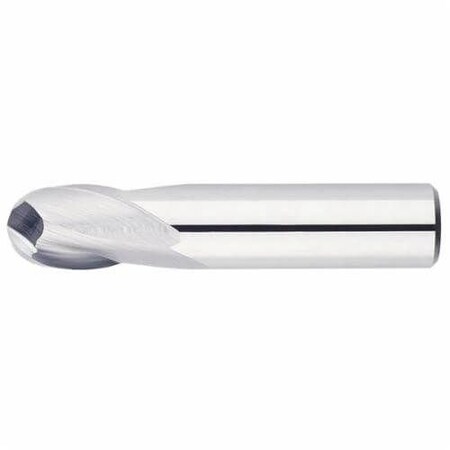 Morse End Mill, Ball Nose Center Cutting Single End Stub Length, Series 5974, 364 Diameter Cutter, 11 57090